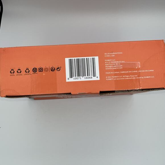 Funboy x Bark "Harry The Hydrant's Revenge" Inflatable Sprinkler 21" x 37" NEW! - Picture 7 of 7